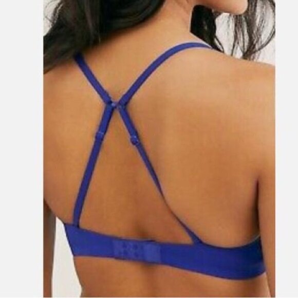 Free people blue Ari Underwire Neo Bra size 32C - Picture 2 of 16